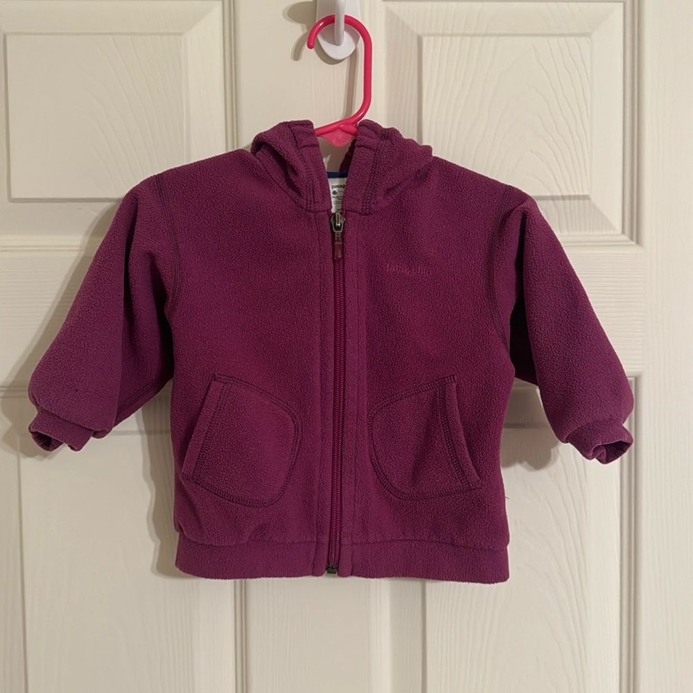Patagonia Fleece Sweater Magenta 6 Months Baby